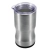 Vaso Térmico Doble Pared y Porta Lata  Deux A2468 Plata (Acero inoxidable 304)