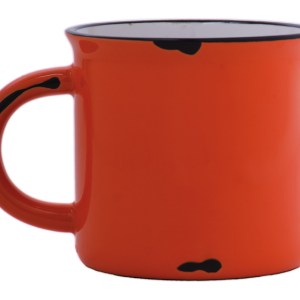 TAZA DE CERÁMICA VINTAGE A2471 NARANJA (Cerámica)