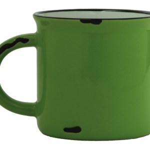 TAZA DE CERÁMICA VINTAGE A2471 VERDE CLARO (Cerámica)