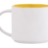 TAZA DE CERÁMICA BICOLOR BABEL A2472 AMARILLO (Cerámica)