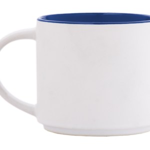 TAZA DE CERÁMICA BICOLOR BABEL A2472 AZUL (Cerámica)