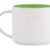 TAZA DE CERÁMICA BICOLOR BABEL A2472 VERDE CLARO (Cerámica)