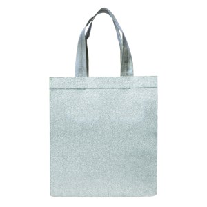 BOLSA ECOLÓGICA (CHICA) STAR A2479 PLATA (Non Woven 130 GSM)