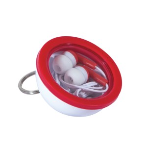 AUDÍFONOS PERSONALES CAPSUL A2491 ROJO (Plástico ABS)