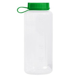 CILINDRO PLASTICO 1000 ml. LITER A2502 VERDE CLARO (Plástico PET)