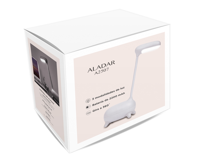 A2507_1.jpg Lampara Jirafa Aladar A2507 Blanco (Plástico abs)