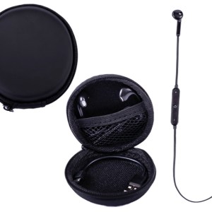AUDIFONOS BLUETOOTH SAURUS A2514 NEGRO (Estuche: EVA // Audífonos: ABS)