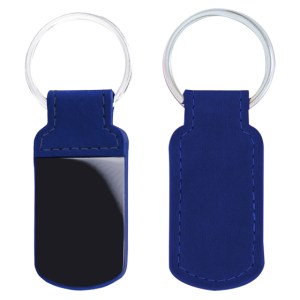 LLAVERO DE CURPIEL KAY A2516 AZUL (Curpiel / Metal)