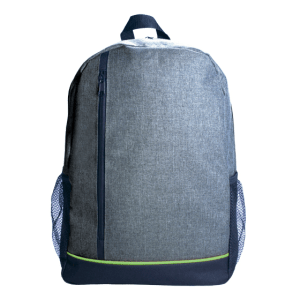 MOCHILA BACKPACK CON DOS COMPARTIMENTOS OXFORD A2535 VERDE CLARO (Policanvas)