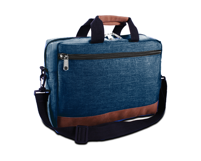 Maletín Porta Laptop Next A2536 Azul (Policanvas)