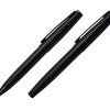 SET DE BOLIGRAFOS METAL TWAS A2538 NEGRO (Acero Inoxidable)