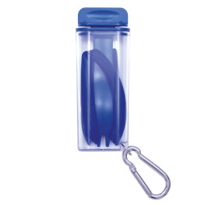 UTENSILIOS FORKY A2553 AZUL (Plástico  AS / Silicón)