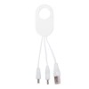 CABLE CONECTOR USB YUKI A2557 BLANCO (Plástico ABS)