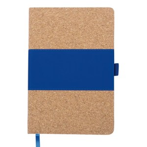 LIBRETA VERTICAL SAUDIA A2570 AZUL (Corcho / Termo PU)
