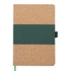 LIBRETA VERTICAL SAUDIA A2570 VERDE (Corcho / Termo PU)