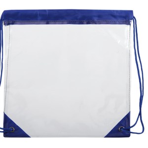 MORRAL TRANSPARENTE DISPORT A2586 AZUL (PVC)