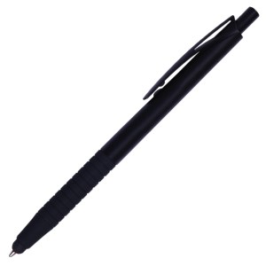 BOLÍGRAFO DE PLÁSTICO PLAIT A2598 NEGRO (Plástico ABS)
