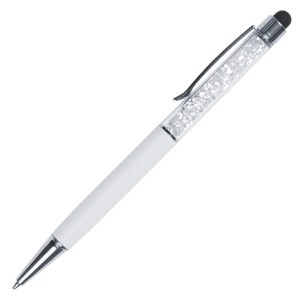 BOLÍGRAFO DE ALUMINIO RETRÁCTIL SERENA A2603 BLANCO (Aluminio)