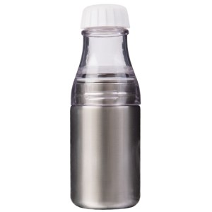 VASO DE ACERO INOX. SUBLIMACIÓN TUKA A2615 PLATA (Acero Inoxidable)