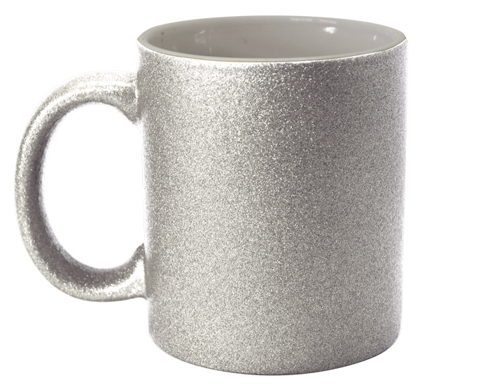 TARRO DE CERAMICA SUBLIMACIÓN WALTER A2619 PLATA (Cerámica)