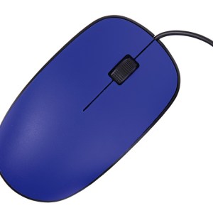 MOUSE ALÁMBRICO CON BOTON SCROLL SAGU A2623 AZUL (Plástico ABS)