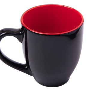 TAZA CON RECUBRIMIENTO BRILLANTE SORA A2634 ROJO (Cerámica)
