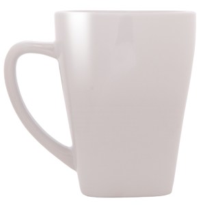 TAZA CON BASE CUADRADA ABBA A2635 BLANCO (Cerámica)