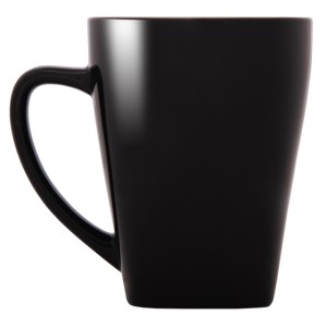 TAZA CON BASE CUADRADA ABBA A2635 NEGRO (Cerámica)