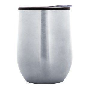 VASO TERMICO AKON A2636 PLATA (Acero Inoxidable / Plástico)