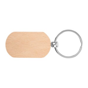 LLAVERO DE MADERA PANDA A2637 CAFÉ (Madera)
