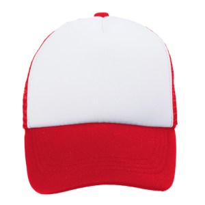 GORRA EN POLIÉSTER PARA NIÑOS MARFIL A2640 ROJO (Poliéster)