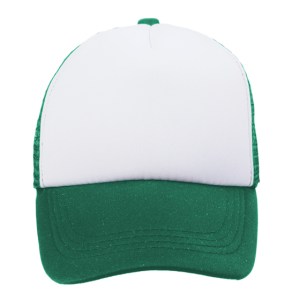 GORRA EN POLIÉSTER PARA NIÑOS MARFIL A2640 VERDE (Poliéster)