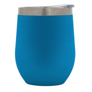 VASO TÉRMICO DOBLE PARED ACERO INOX.   JUNO A2645 AZUL CLARO (Acero Inoxidable 304)