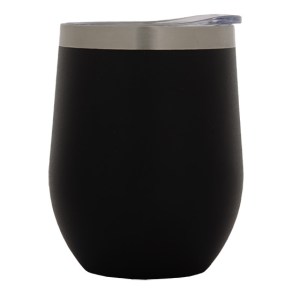 VASO TÉRMICO DOBLE PARED ACERO INOX.   JUNO A2645 NEGRO (Acero Inoxidable 304)