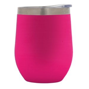 VASO TÉRMICO DOBLE PARED ACERO INOX.  JUNO A2645 ROSA (Acero Inoxidable 304)