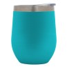 VASO TÉRMICO DOBLE PARED ACERO INOX.   JUNO A2645 TURQUESA (Acero Inoxidable 304)