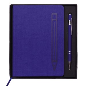 LIBRETA PERSONAL METRÓPOLIS A2669 AZUL (Poliuretano)