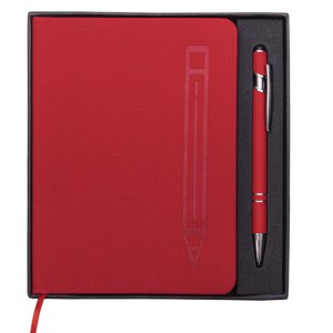 LIBRETA PERSONAL METRÓPOLIS A2669 ROJO (Poliuretano)