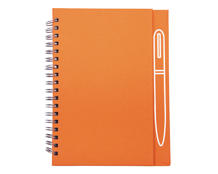 LIBRETA PERSONAL CON ESPIRAL SPAIN A2670 NARANJA (Cartón)
