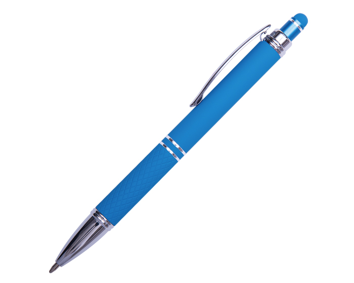 BOLÍGRAFO DE ALUMINIO STEVIA A2671 AZUL CLARO (Aluminio)