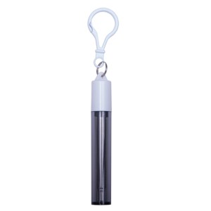 POPOTE DE METAL RETRÁCTIL SIPPY A2674 GRIS (Acero inoxidable / Plástico)