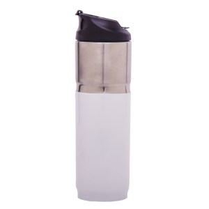TERMO DOBLE PARED ACERO INOXIDABLE FRED A2679 BLANCO (Acero Inoxidable 304)