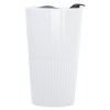 VASO DE CERÁMICA DE DOBLE PARED MIAMI A2694 BLANCO (Cerámica)