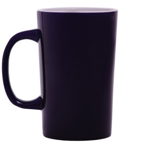 TAZA CÓNICA BICOLOR LATTE A2713 AZUL COBALTO (Cerámica)