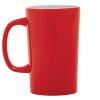 TAZA CÓNICA BICOLOR LATTE A2713 ROJO (Cerámica)