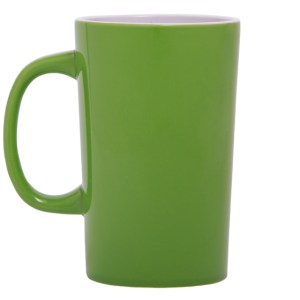 TAZA CÓNICA BICOLOR LATTE A2713 VERDE CLARO (Cerámica)