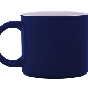 TAZA DE CERÁMICA BICOLOR TAMMY A2716 AZUL COBALTO (Cerámica)