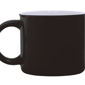 TAZA DE CERÁMICA BICOLOR TAMMY A2716 NEGRO (Cerámica)