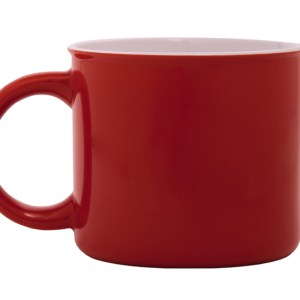 TAZA DE CERÁMICA BICOLOR TAMMY A2716 ROJO (Cerámica)