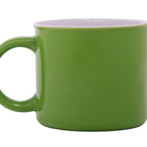 TAZA DE CERÁMICA BICOLOR TAMMY A2716 VERDE CLARO (Cerámica)
